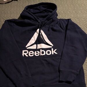 Reebok Men's Dark Blue Hoodie